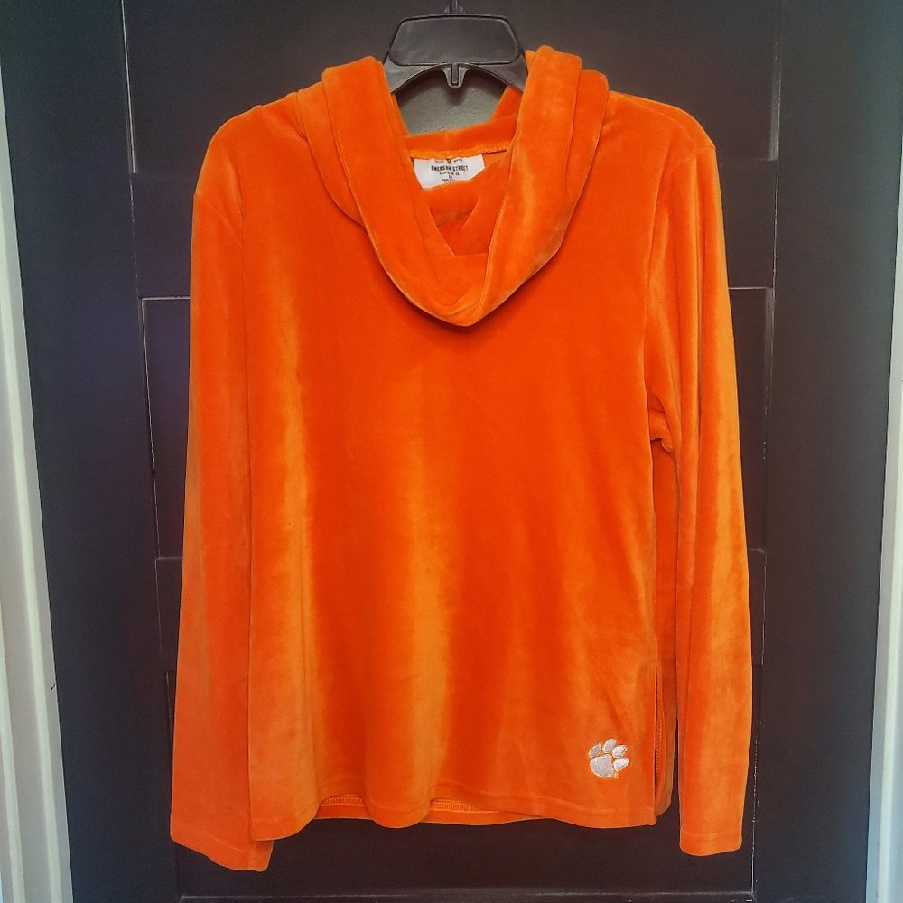 University of Clemson Tigers Emerson Street Cowl Neck top